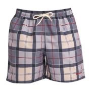 Barbour Tartan Swin Clic Badshorts Purple, Herr