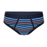 Gallo Kunglig Blårandig Bomullsbriefs Multicolor, Herr