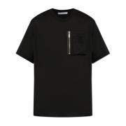Helmut Lang T-shirt med fickor Black, Herr