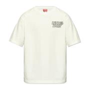 Kenzo T-shirt med logotyp White, Herr