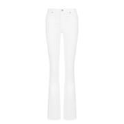 Armani Exchange Optisk Vit Denim Jeans White, Dam