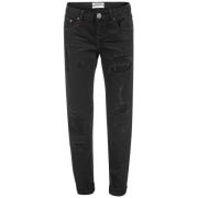 One Teaspoon Svarta Slitna Jeans - Ny Kollektion Black, Dam