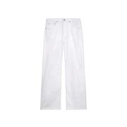 Dondup Svarta Loose Fit Jeans Jacklyn White, Dam