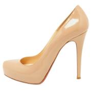 Christian Louboutin Pre-owned Pre-owned Laeder klackskor Beige, Dam