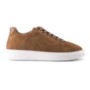 National Standard Handgjorda Etiska Mocka Sneakers Brown, Herr