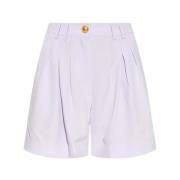 Balmain Veckade shorts Purple, Dam