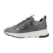 Geox Stiliga Sneakers för vardagsbruk Gray, Dam