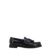 Brunello Cucinelli Svarta Loaferskor med Logodetalj Black, Dam