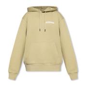 Jacquemus Hoodie med logotyp Green, Dam