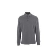 Brunello Cucinelli Grå Polo T-shirts och Polos Gray, Herr