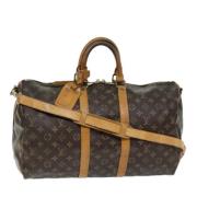 Louis Vuitton Vintage Pre-owned Canvas resvskor Brown, Dam