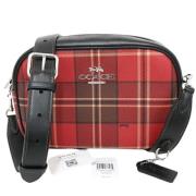 Coach Pre-owned Pre-owned Canvas axelremsvskor Red, Dam