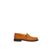 Marni Vävd Läder Bambi Loafers Orange, Dam