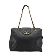 Chanel Vintage Pre-owned Laeder chanel-vskor Black, Dam