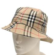 Burberry Vintage Pre-owned Bomull hattar-och-kepsar Beige, Dam