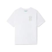 Casablanca Pastel Tennis T-shirt White, Herr