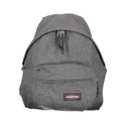 Eastpak Grå Polyester Ryggsäck med Dragkedja Gray, Unisex