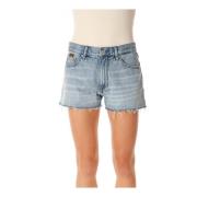 G-star Denim Shorts Regular Fit Five-Pocket Style Blue, Dam