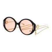 Gucci Stiliga solglasögon Gg1202S Black, Dam