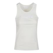 Paco Rabanne Stilfull Tank Top för Kvinnor White, Dam