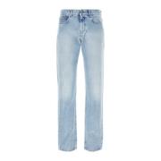 Versace Klassiska Denim Jeans för Män Blue, Herr