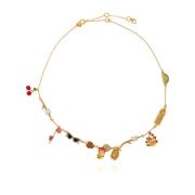 Kate Spade Halsband med charms Yellow, Dam