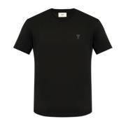 Ami Paris T-shirt med logotyp Black, Herr