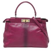 Fendi Vintage Pre-owned Laeder handvskor Pink, Dam