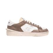 Strype Taupe Denver Sneakers för Män Brown, Herr