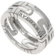 Bvlgari Vintage Pre-owned Metall ringar Gray, Dam