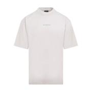 Balenciaga Off-White Medium Fit T-shirt White, Herr