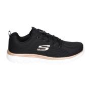 Skechers Dam Sportiga Sneakers Black, Dam