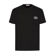 Valentino Svart VLogo Signature T-shirt Black, Herr