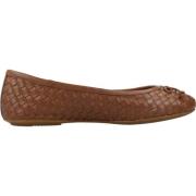 Geox Stiliga Ballerinas Palmaria Kollektion Brown, Dam