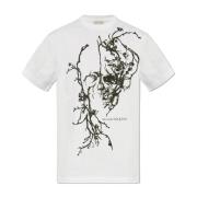 Alexander McQueen Oversize T-shirt White, Dam