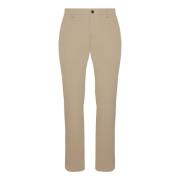 Boggi Milano B Tech Stretch Performance Nylon Byxor Beige, Herr