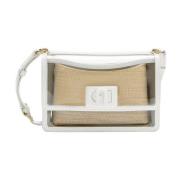 Furla Pärlemor Trim Axelväska Beige, Dam