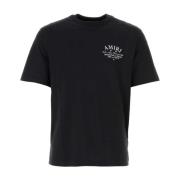 Amiri Svart Bomull T-shirt för Män Black, Herr