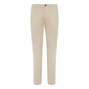 Boggi Milano Stretch Bomullsbyxor Beige, Herr