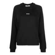 Msgm Svart Tröja Kollektion Black, Dam