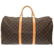 Louis Vuitton Vintage Pre-owned Canvas handvskor Brown, Dam