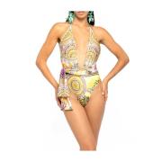 4Giveness Glittrande Monokini Baddräkt Multicolor, Dam