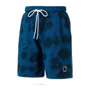 Puma Tie-Dye Bermuda Shorts Blue, Dam