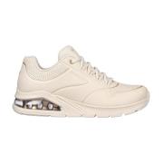 Skechers Guld Trim Sneaker Beige, Dam