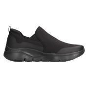 Skechers Sportig Slip-On Sneaker Black, Herr