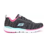 Skechers Bekväm Träning Sneaker Black, Dam