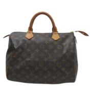 Louis Vuitton Vintage Pre-owned Canvas handvskor Brown, Dam