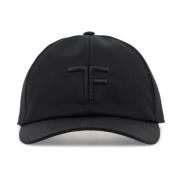 Tom Ford Broderad Baseballkeps Black, Unisex