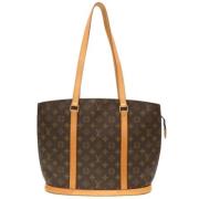 Louis Vuitton Vintage Pre-owned Canvas axelremsvskor Brown, Dam