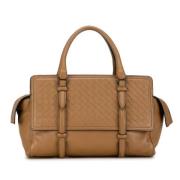 Bottega Veneta Vintage Pre-owned Laeder handvskor Brown, Dam